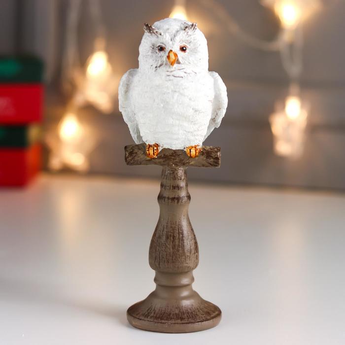 Сувенир полистоун "Белый филин на жёрдочке" блёстки 19х6х7 см
Сувенир полистоун "Белый филин на жёрдочке" блёстки 19х6х7 см