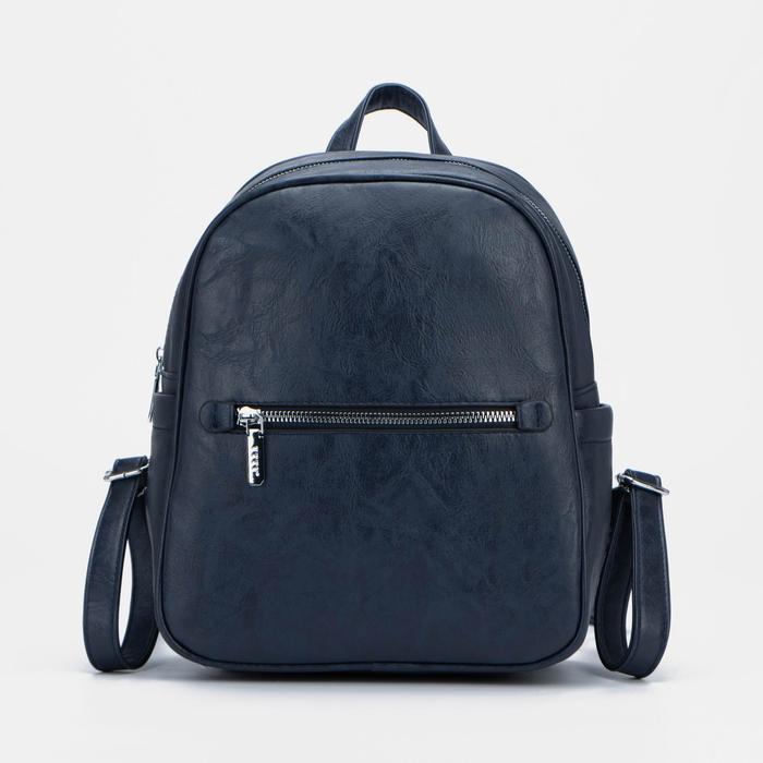 Рюкзак на молнии, цвет синий
Рюкзак на молнии, цвет синий