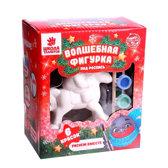 Фигурка под роспись «Снеговичок верхом», краска 6 цв по 2 мл, кисть
Фигурка под роспись «Снеговичок верхом», краска 6 цв по 2 мл, кисть