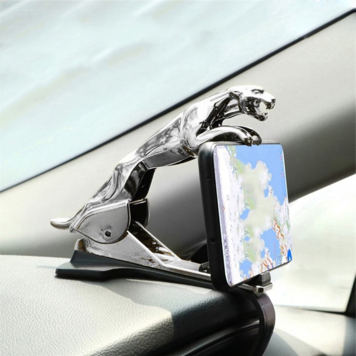 Держатель телефона, прищепка, "Тигр", поворотный 360°, хром 
Держатель телефона, прищепка, "Тигр", поворотный 360°, хром