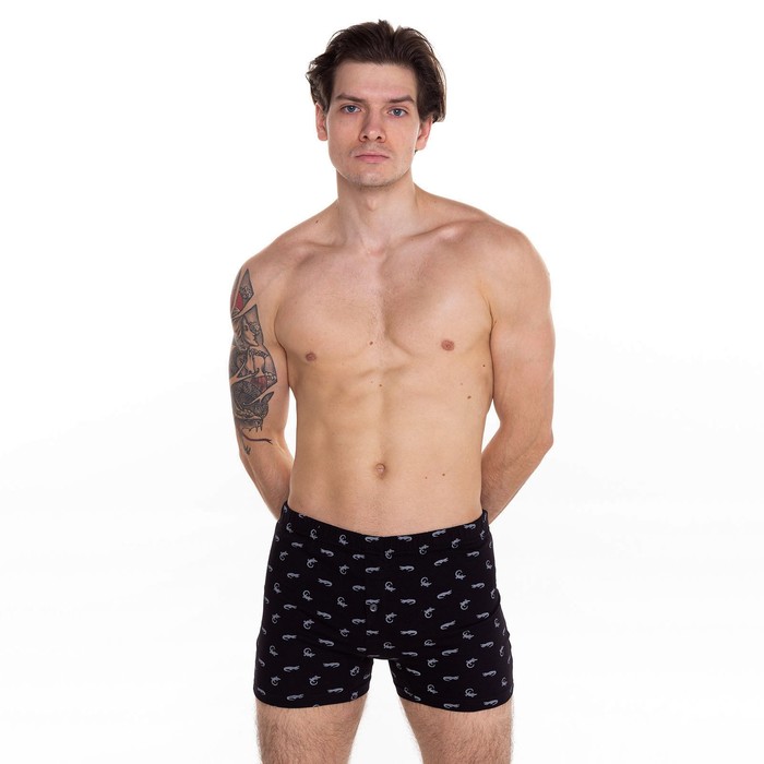 Трусы мужские свободные, цвет чёрный, р-р 50
Трусы мужские свободные, цвет чёрный, р-р 50