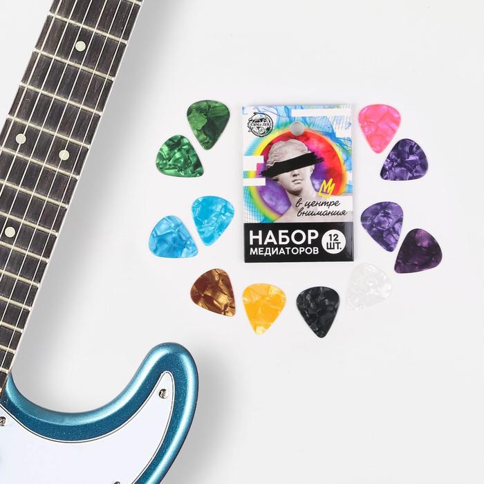 Набор медиаторов "В центре внимания", 12 шт (0,5/0,75/1/1,2)
Набор медиаторов "В центре внимания", 12 шт (0,5/0,75/1/1,2)