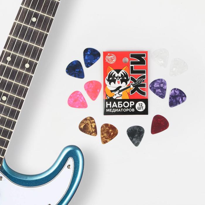 Набор медиаторов "Жги", 12 шт (0,5/0,75/1/1,2)
Набор медиаторов "Жги", 12 шт (0,5/0,75/1/1,2)