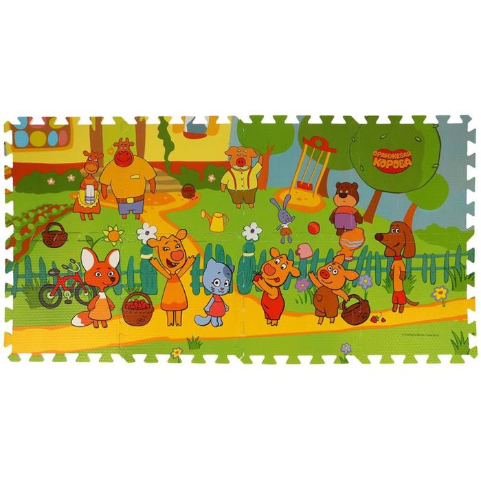 Коврик-пазл «Оранжевая корова», 8 сегментов, размер элемента 31,5х31,5 см
Коврик-пазл «Оранжевая корова», 8 сегментов, размер элемента 31,5х31,5 см