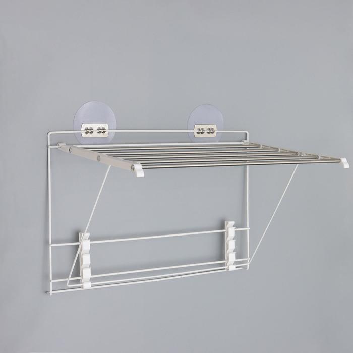 Сушилка для белья, настенная, 36×56×38 см, цвет белый
Сушилка для белья, настенная, 36×56×38 см, цвет белый