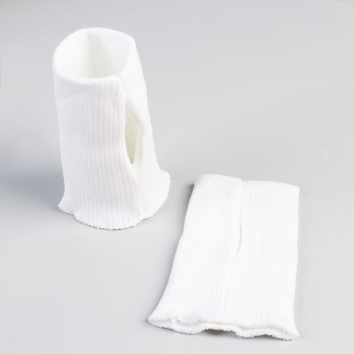 Манжеты с проймой для пальца, 8 × 12 см, цвет белый
Манжеты с проймой для пальца, 8 × 12 см, цвет белый