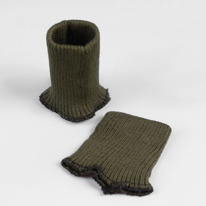 Манжеты для детской одежды, 6,5 × 8 см, цвет болотный
Манжеты для детской одежды, 6,5 × 8 см, цвет болотный