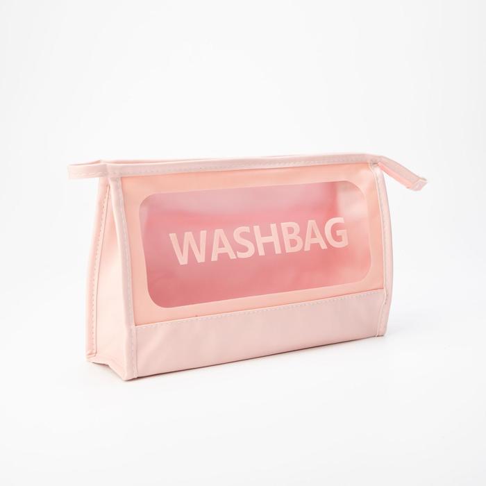 Косметичка на молнии, цвет розовый 
Косметичка на молнии, цвет розовый