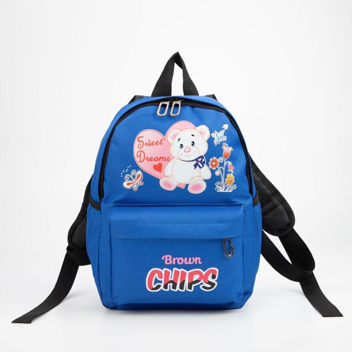 Рюкзак на молнии, цвет синий
Рюкзак на молнии, цвет синий