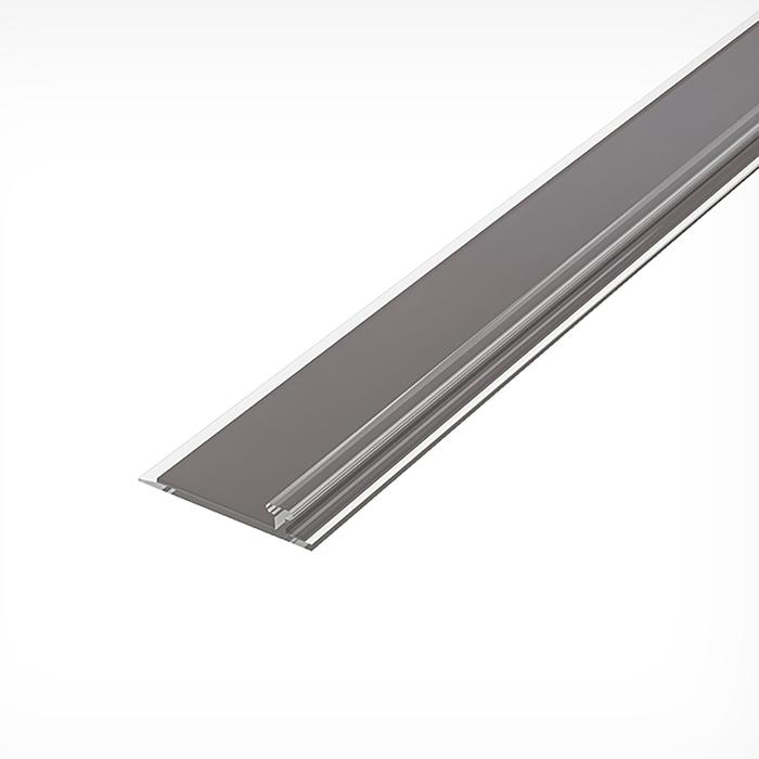 фото Т-профиль пластиковый шириной 30 мм для крепления разделителей на полке с магнитным скотчем,