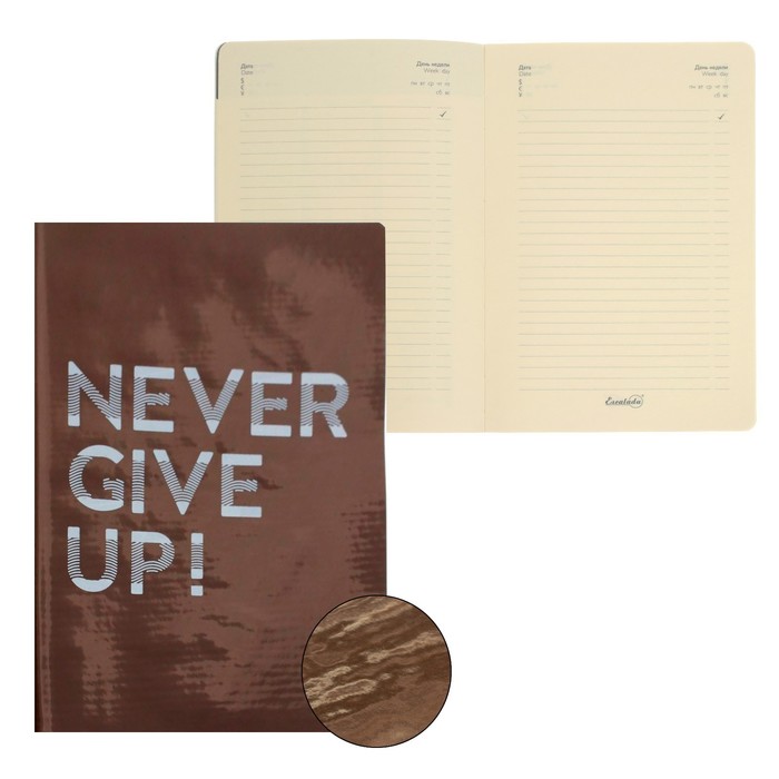 Ежедневник, недатированный, А5, 120 листов, "Миррэр", интегральная обложка, тонированный блок 70 г/м², цвет коричневый со стальным отливом
Ежедневник, недатированный, А5, 120 листов, "Миррэр", интегральная обложка, тонированный блок 70 г/м², цвет коричневый со стальным отливом