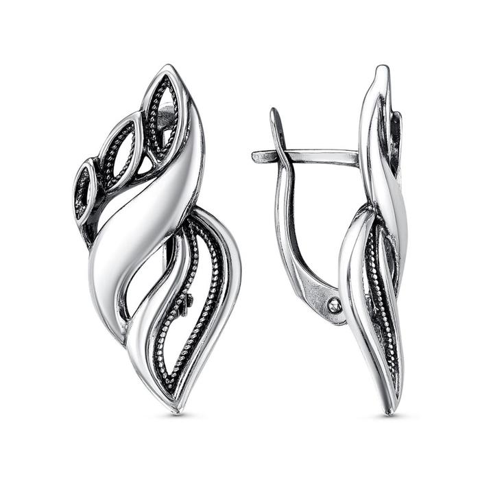 Серьги "Лепесток", посеребрение
Серьги "Лепесток", посеребрение