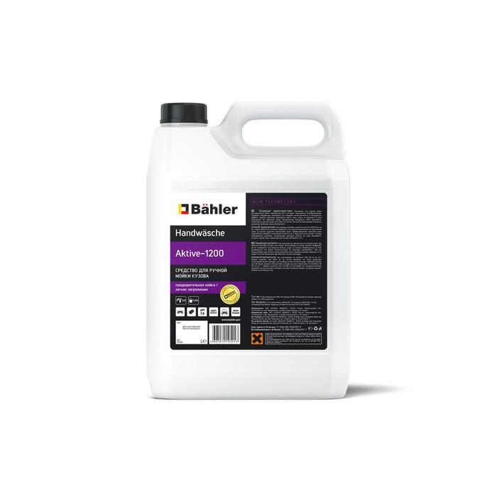 Средство для ручной мойки кузова Bähler Handwäsche Aktive-1200, 5 л 
Средство для ручной мойки кузова Bähler Handwäsche Aktive-1200, 5 л