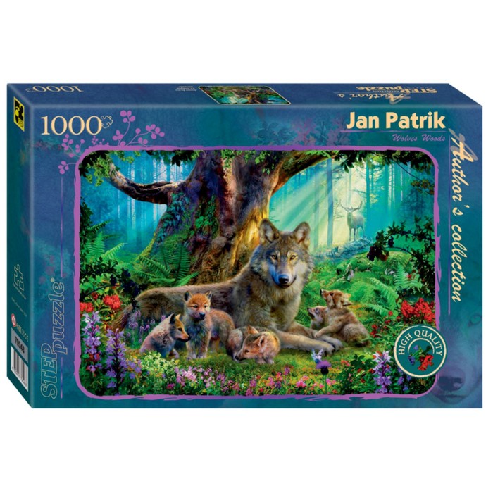 Пазл «Лесные волки» (Авторская коллекция), 1000 элементов
Пазл «Лесные волки» (Авторская коллекция), 1000 элементов