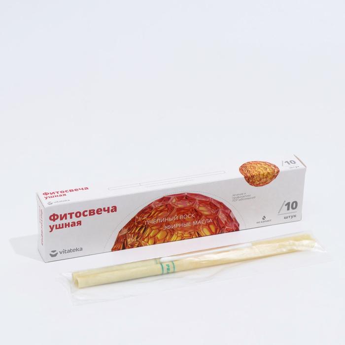 Фитосвеча ушная Классическая Витатека, 10 шт.
Фитосвеча ушная Классическая Витатека, 10 шт.