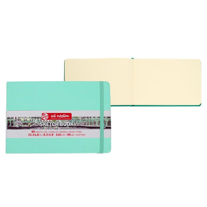 Скетчбук А5, 140 г/м Royal Talens Art Creation 150*210, 80 листов, твёрдая обложка, мятная пейзаж
Скетчбук А5, 140 г/м Royal Talens Art Creation 150*210, 80 листов, твёрдая обложка, мятная пейзаж