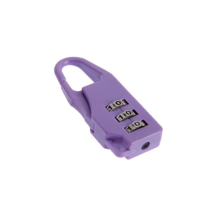 Замок навесной кодовый ТУНДРА, цвет фиолетовый, 1 шт.
Замок навесной кодовый ТУНДРА, цвет фиолетовый, 1 шт.