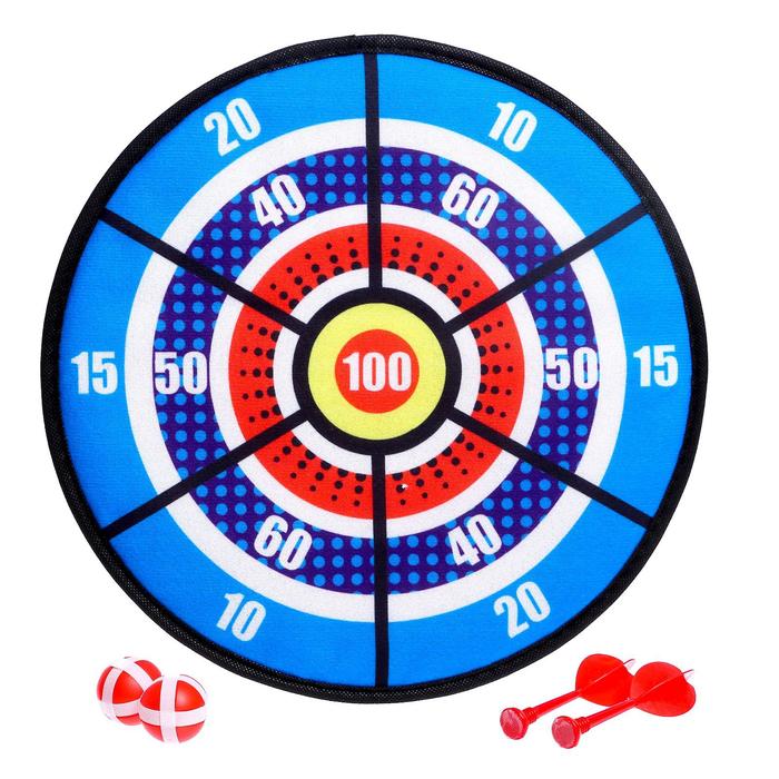 Дартс на липучке «Меткий бросок», 2 дротика, 2 шарика, d=30 см
Дартс на липучке «Меткий бросок», 2 дротика, 2 шарика, d=30 см