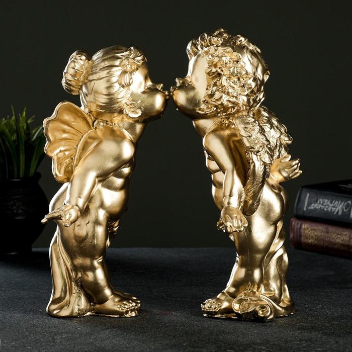 Фигура "Влюбенные ангелы" золото
Фигура "Влюбенные ангелы" золото