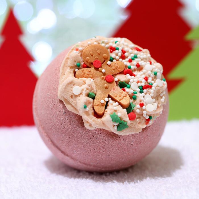 Новогодняя бомбочка для ванн «Печенька»
Новогодняя бомбочка для ванн «Печенька»