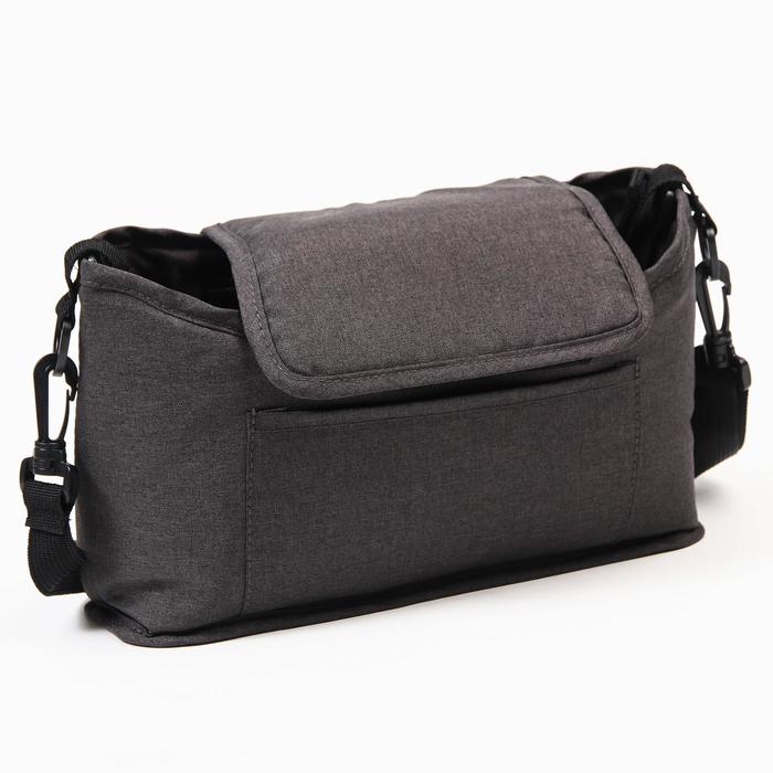 фото Сумка-органайзер для коляски, цвет черный