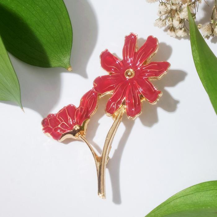 Брошь "Цветы" яркие, цвет розовый в золоте
Брошь "Цветы" яркие, цвет розовый в золоте