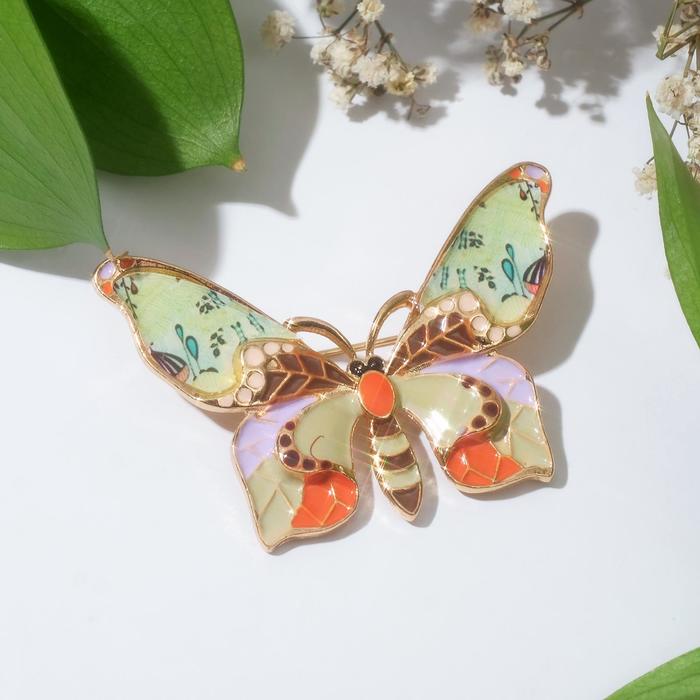 Брошь "Бабочка" этнический орнамент, цветная в золоте
Брошь "Бабочка" этнический орнамент, цветная в золоте