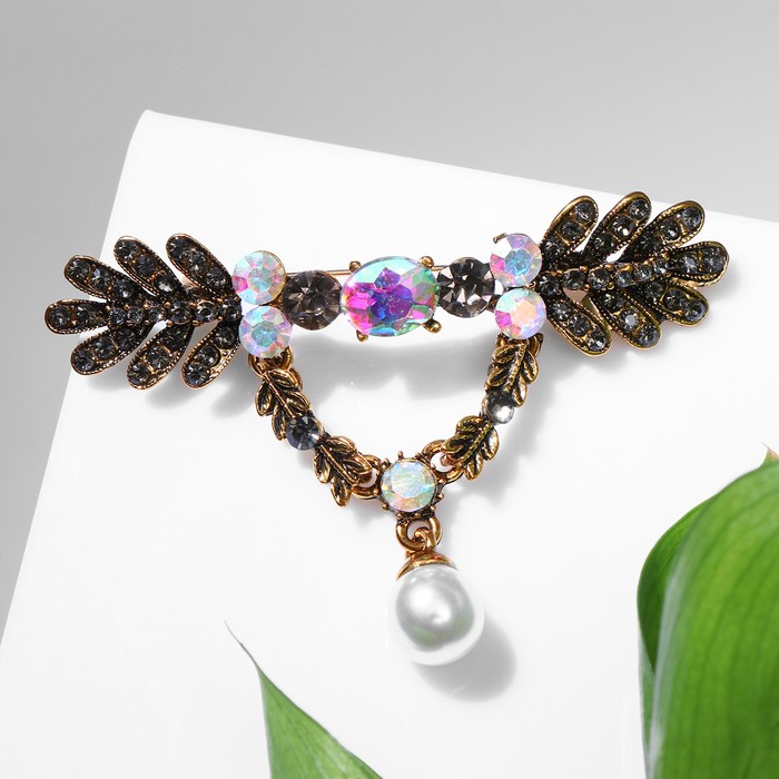 Брошь "Венец", цветная в чернёном золоте
Брошь "Венец", цветная в чернёном золоте