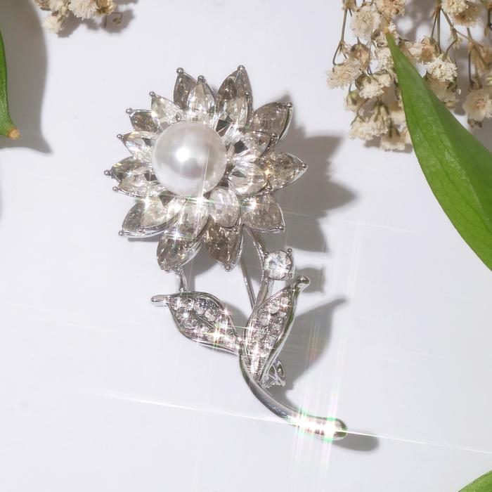Брошь "Цветок" лёгкость, цвет белый в серебре
Брошь "Цветок" лёгкость, цвет белый в серебре