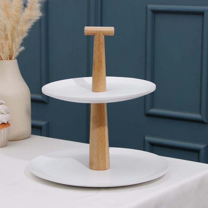 Блюдо для подачи Heaven, 2 яруса, 25,5×26 см, бамбук
Блюдо для подачи Heaven, 2 яруса, 25,5×26 см, бамбук