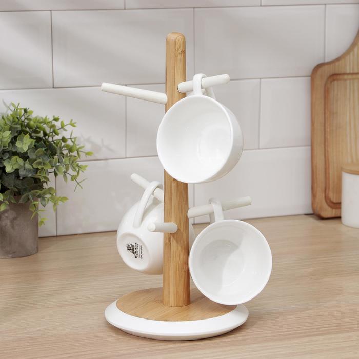 Подставка для кружек Heaven, 15×15×30 см, бамбук
Подставка для кружек Heaven, 15×15×30 см, бамбук