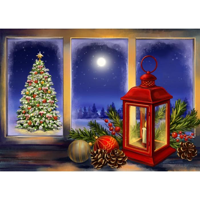 Алмазная мозаика 30×40 см, с подрамником, с частичным заполнением, 20 цв. «Предновогодний вечер»
Алмазная мозаика 30×40 см, с подрамником, с частичным заполнением, 20 цв. «Предновогодний вечер»