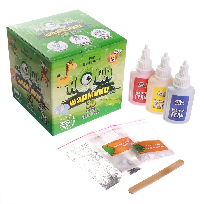 Набор химических опытов и экспериментов «Аквашармики. Животные»
Набор химических опытов и экспериментов «Аквашармики. Животные»