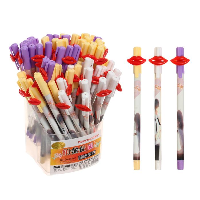 Ручка шариковая "Губы" с рисунком, стержень синий, линия 0.5 мм, корпус МИКС (штрихкод на штуке)
Ручка шариковая "Губы" с рисунком, стержень синий, линия 0.5 мм, корпус МИКС (штрихкод на штуке)