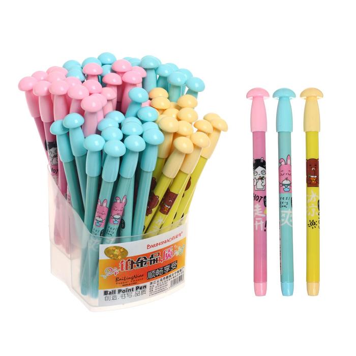 Ручка шариковая "Грибок" с рисунком, стережнь синий, линия 0.5 мм, корпус МИКС (штрихкод на штуке)
Ручка шариковая "Грибок" с рисунком, стережнь синий, линия 0.5 мм, корпус МИКС (штрихкод на штуке)