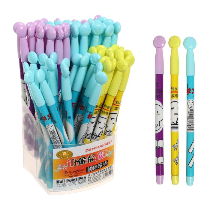 Ручка шариковая, корпус МИКС с рисунком "Смайл", стережнь синий, линия 0,5 мм, штрихкод на штуке
Ручка шариковая, корпус МИКС с рисунком "Смайл", стережнь синий, линия 0,5 мм, штрихкод на штуке