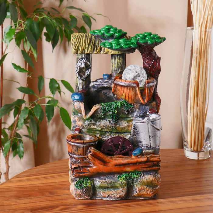 Фонтан "Кадки под сенью дерева" 19х15х35 см (с подсветкой)
Фонтан "Кадки под сенью дерева" 19х15х35 см (с подсветкой)