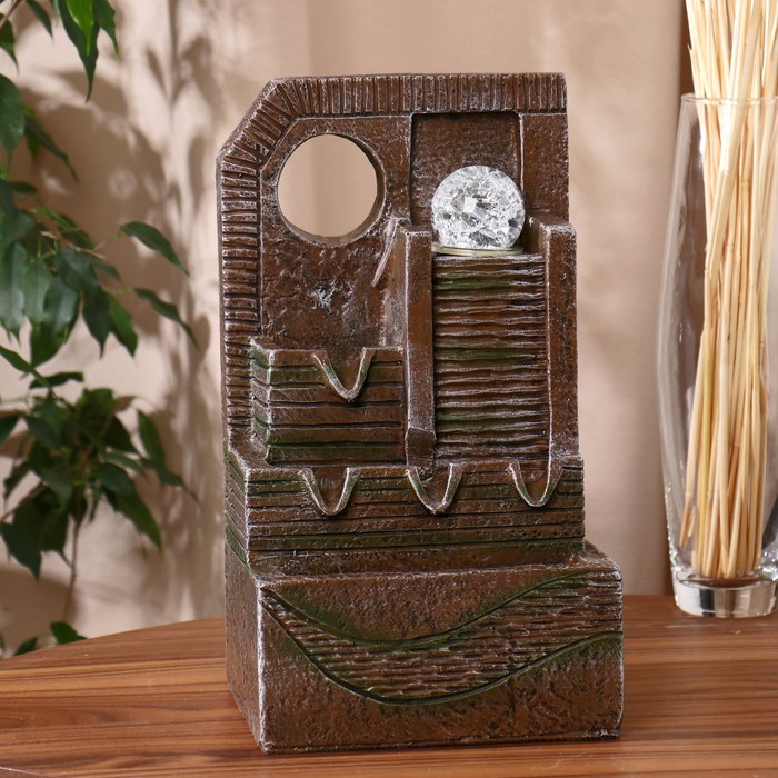 Фонтан "Бахара" 19х15х34 см (с подсветкой)
Фонтан "Бахара" 19х15х34 см (с подсветкой)