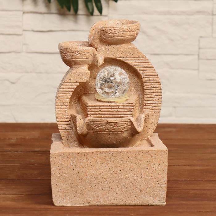 Фонтан "Джахара" 15,5х13,5х24 см (с подсветкой)
Фонтан "Джахара" 15,5х13,5х24 см (с подсветкой)