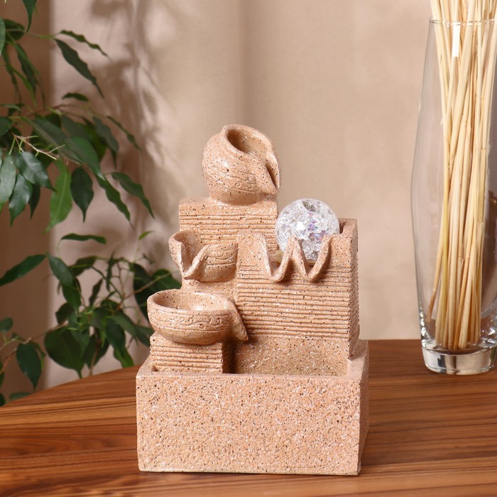 Фонтан "Джахара" кувшины, 16,5х14х24 см (с подсветкой)
Фонтан "Джахара" кувшины, 16,5х14х24 см (с подсветкой)