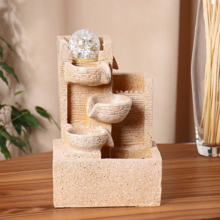 Фонтан "Джахара" чаши, 16х13,5х24 см (с подсветкой)
Фонтан "Джахара" чаши, 16х13,5х24 см (с подсветкой)