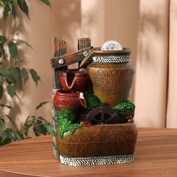 Фонтан "Верано" 20х14х27 см (с подсветкой)
Фонтан "Верано" 20х14х27 см (с подсветкой)