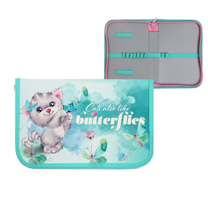 Пенал 1 секция 130 х 200 Soft-touch ПО-401, "Котик с бабочкой" 2021
Пенал 1 секция 130 х 200 Soft-touch ПО-401, "Котик с бабочкой" 2021
