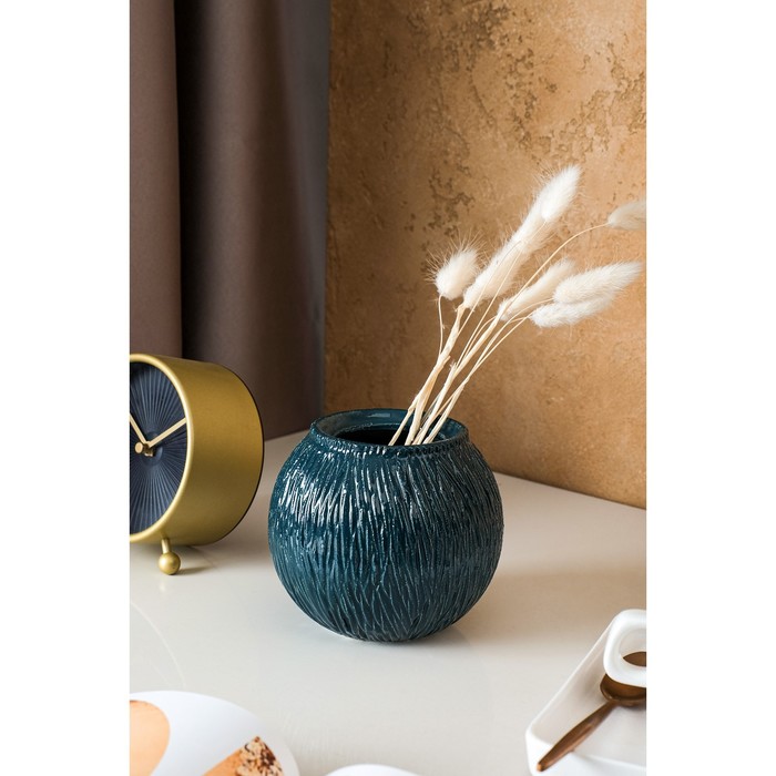 Ваза керамическая "Шарик", настольная, изумруд, 11 см
Ваза керамическая "Шарик", настольная, изумруд, 11 см