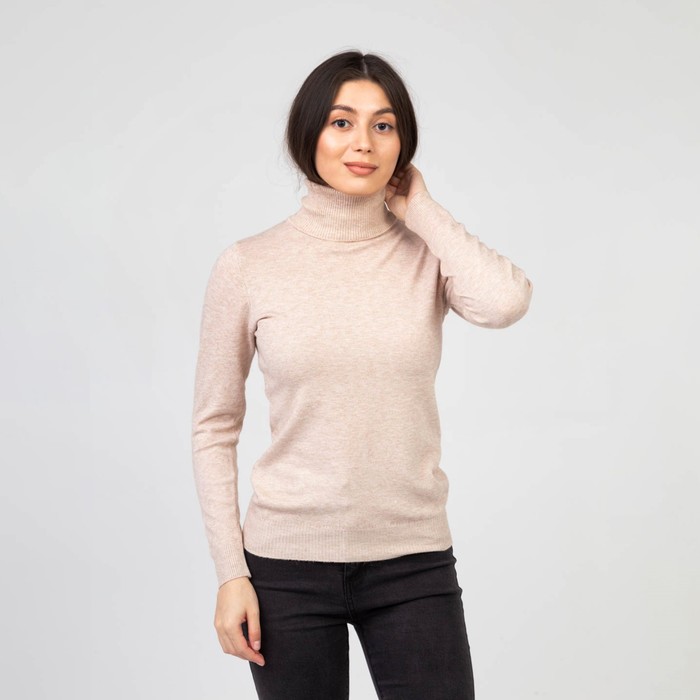 Джемпер (Водолазка) женская (гладь), цвет бежевый, размер 48
Джемпер (Водолазка) женская (гладь), цвет бежевый, размер 48