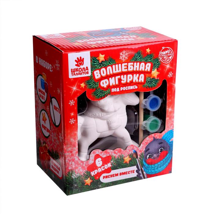 Фигурка под роспись «Дед Мороз верхом», краска 6 цв по 2 мл, кисть
Фигурка под роспись «Дед Мороз верхом», краска 6 цв по 2 мл, кисть