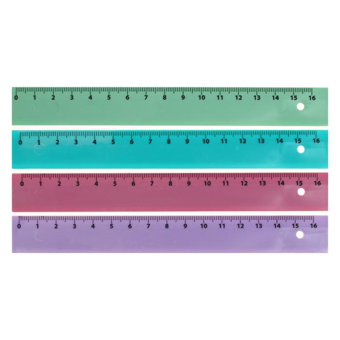 Линейка 16 см "Цвета прованса" пластик, МИКС
Линейка 16 см "Цвета прованса" пластик, МИКС