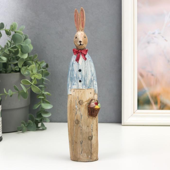Сувенир полистоун "Заяц с корзиной с цветами" 25х3,5х4,2 см 
Сувенир полистоун "Заяц с корзиной с цветами" 25х3,5х4,2 см