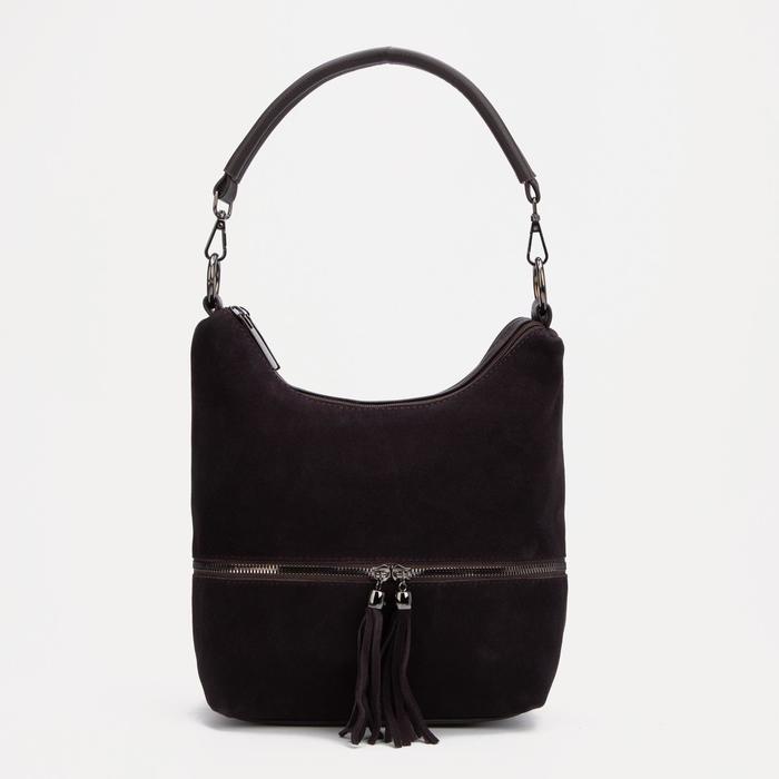 Сумка-хобо, 2 отдела на молниях, 2 наружных кармана, цвет коричневый
Сумка-хобо, 2 отдела на молниях, 2 наружных кармана, цвет коричневый