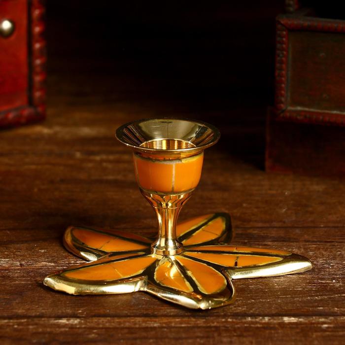 Подсвечник "Пустынный цветок" латунь, 12х12х6 см
Подсвечник "Пустынный цветок" латунь, 12х12х6 см